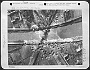 Il ponte ferroviario a Ponte di Brenta distrutto dalle bombe foto scattata da un ricognitore americano il 12 febbraio 1944(Belli Momelli)